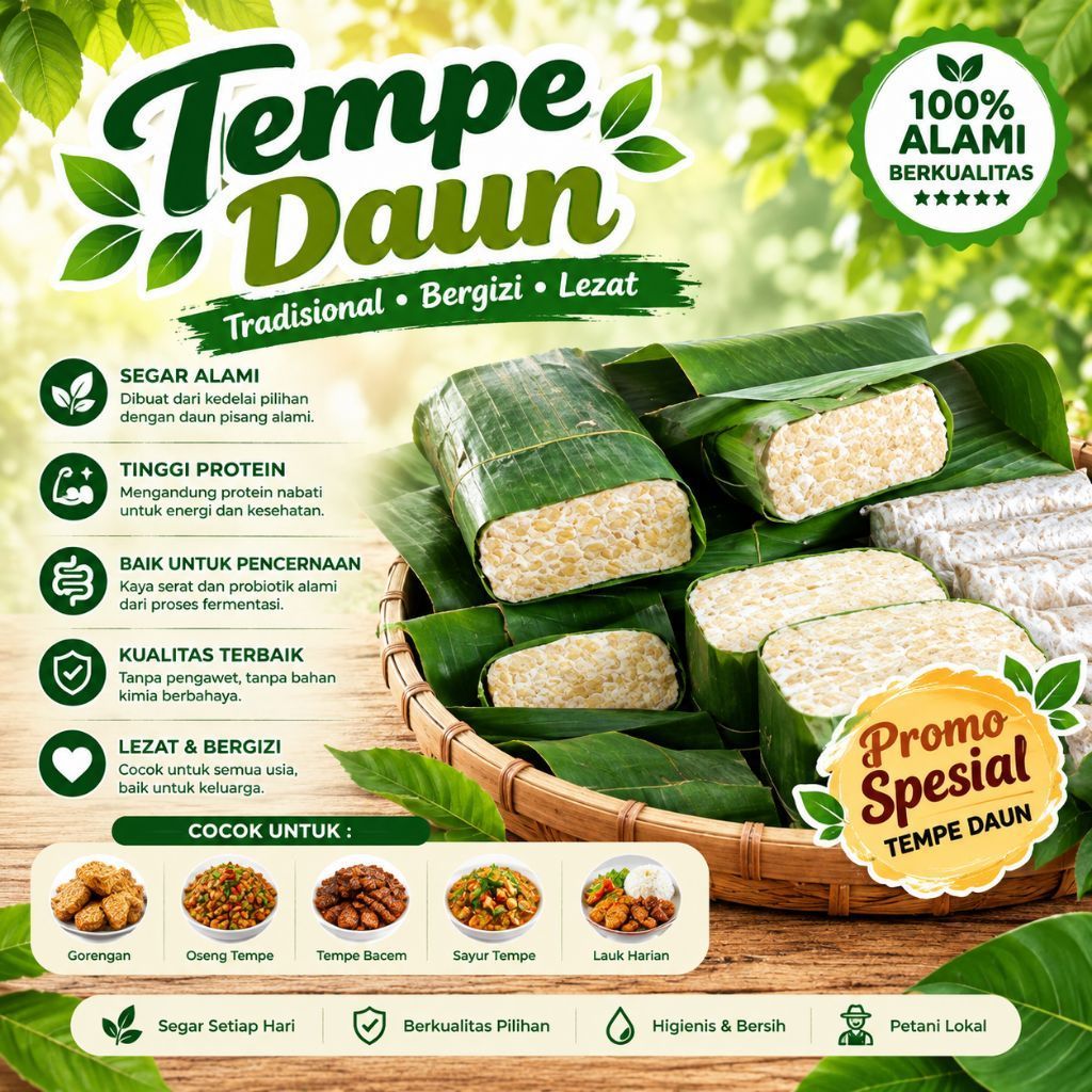 TEMPE DAUN / TEMPE BESAR