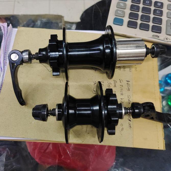 Ready Hub Freehub Dan Wheelset 16 Plus 349 24 Hole Disc Bakre old 74/130 Folding Discbrake Hitam All