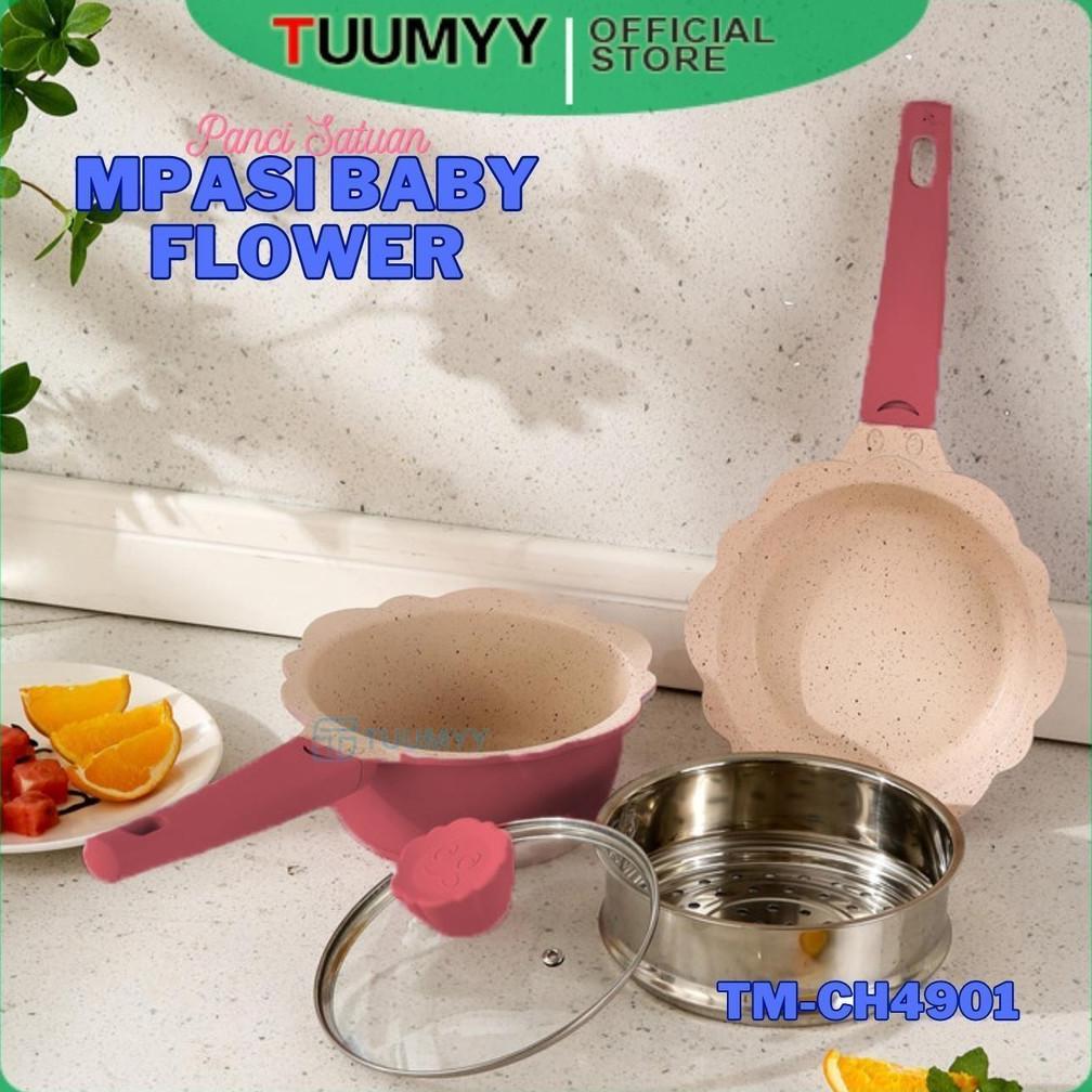 [COD] SATUAN PANCI MPASI MPASI WOK PAN FRY PAN MPASI SERBAGUNA ANTI LENGKET TM-CH4901