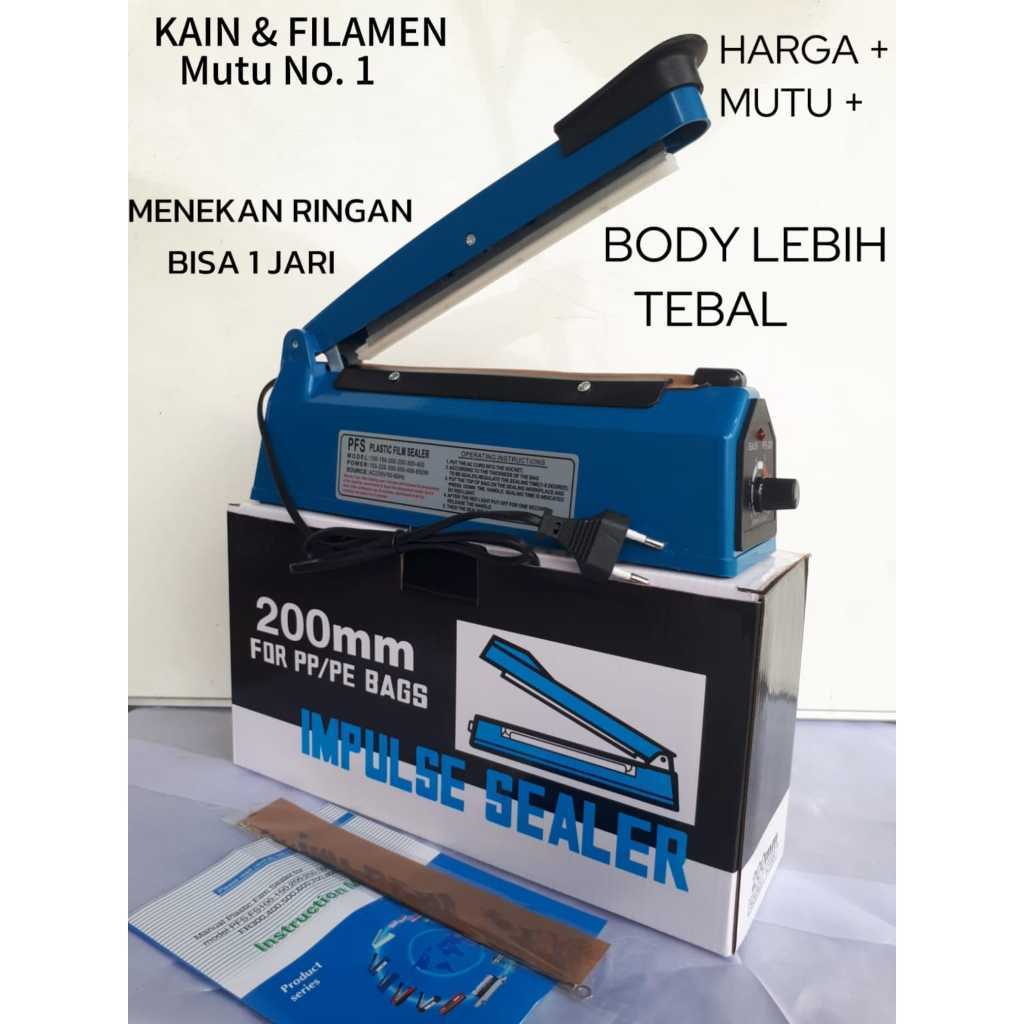 Mesin klem plastik/impulse sealer PFS 200 & PFS 300