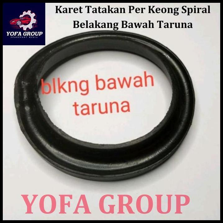 DISKON SPAREPART MOBIL KARET TATAKAN PER KEONG SPIRAL BELAKANG BAWAH TARUNA CAR