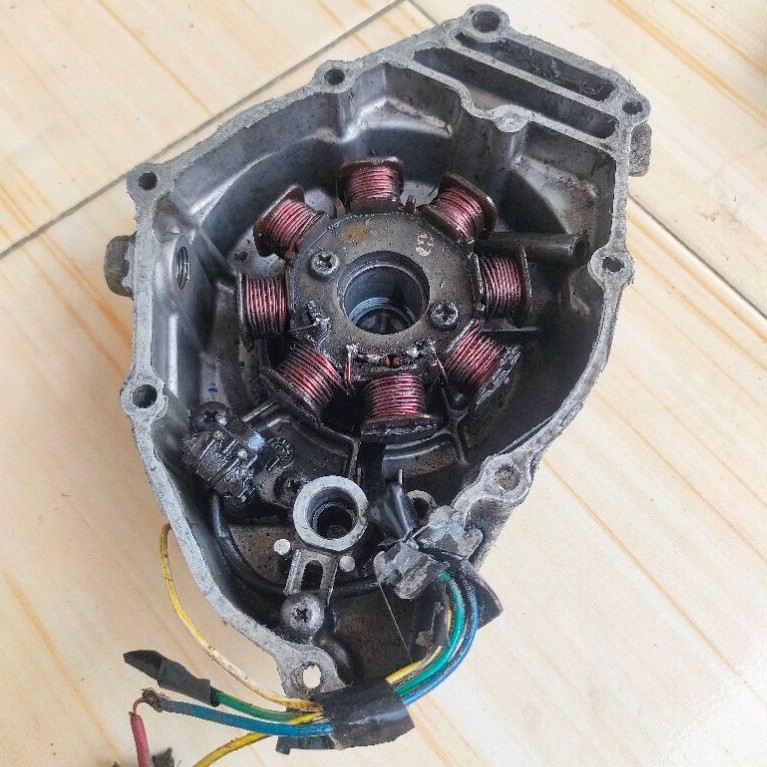 Spul Set Pulser Satria FU Karbu Ori SGP
