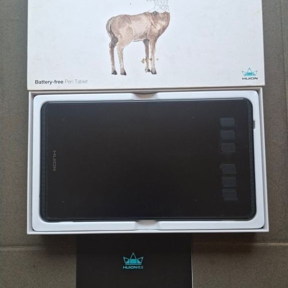 Drawing Pad Huion H640 Second Full Set mulus original
