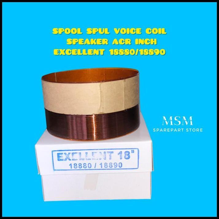 BEST DEAL SPOOL SPUL VOICE COIL SPEAKER ACR INCH EXCELLENT 18880/18890 