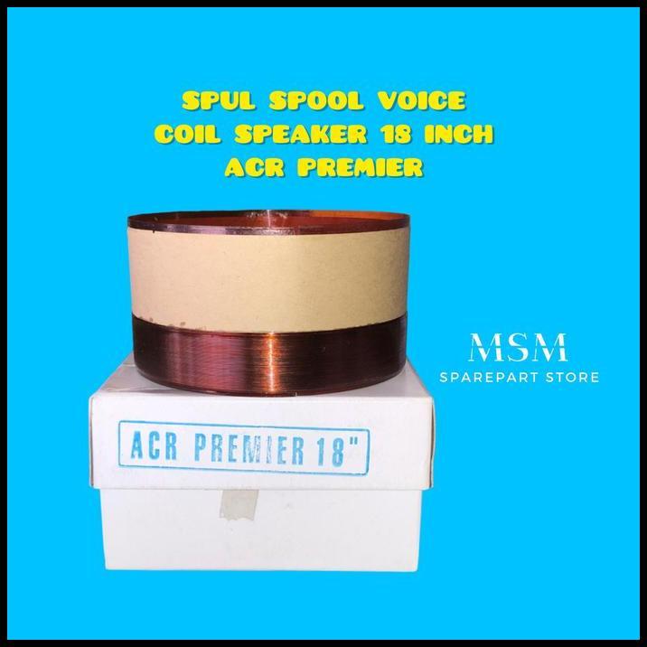 TERLARIS SPUL SPOOL VOICE COIL SPEAKER 18 INCH ACR PREMIER !!!!