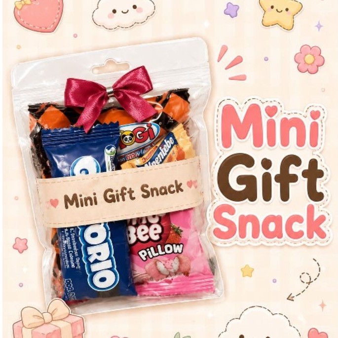 Snack Ultah / Snack Graduation / Snack lucu / Snack murah / Mini Hampers Snack Gift | Snack Pack Ula