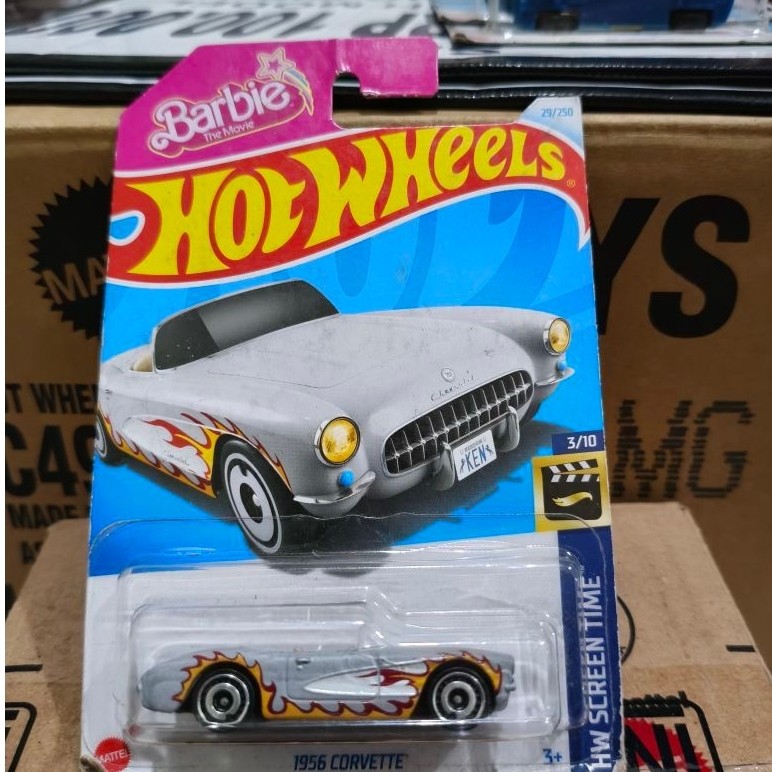 Hotwheels 1956 Corvette barbie