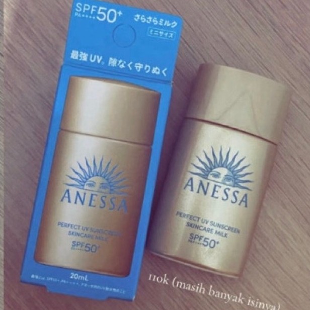 preloved sunscreen anessa mini size 20 ml(baca deskripsi)