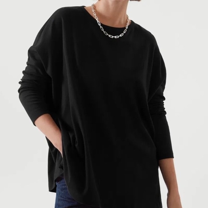 COS Top Black Sweater NEW
