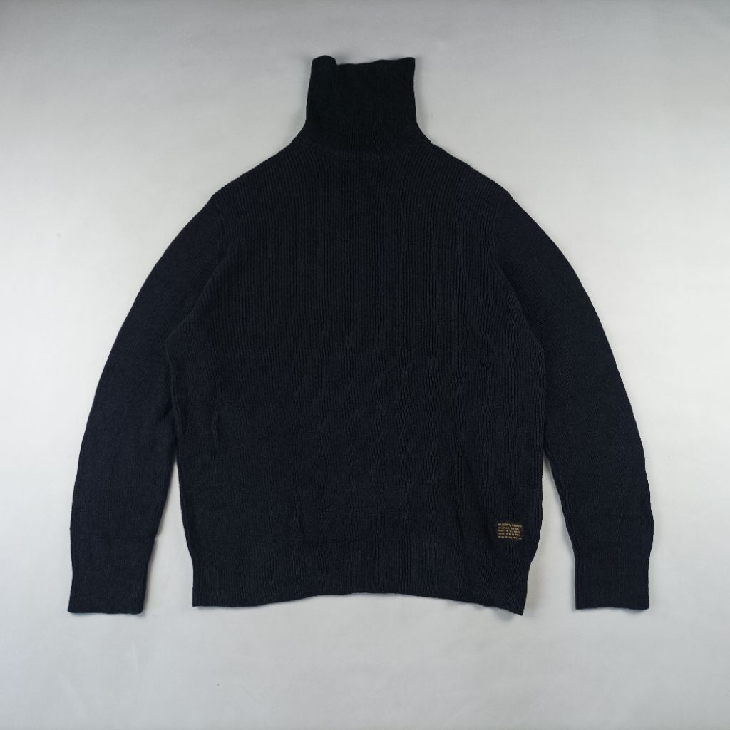 Hm Turtle neck knit rajut size L pria G007