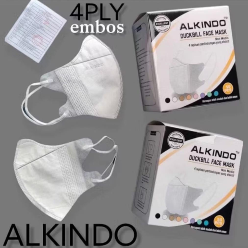 ZELVESSA MASKER DUCKBILL EARLOOP ALKINDO DEWASA & ANAK TEBAL 4PLY (4 LAPIS PERLINDUNGAN) SAMARINDA T