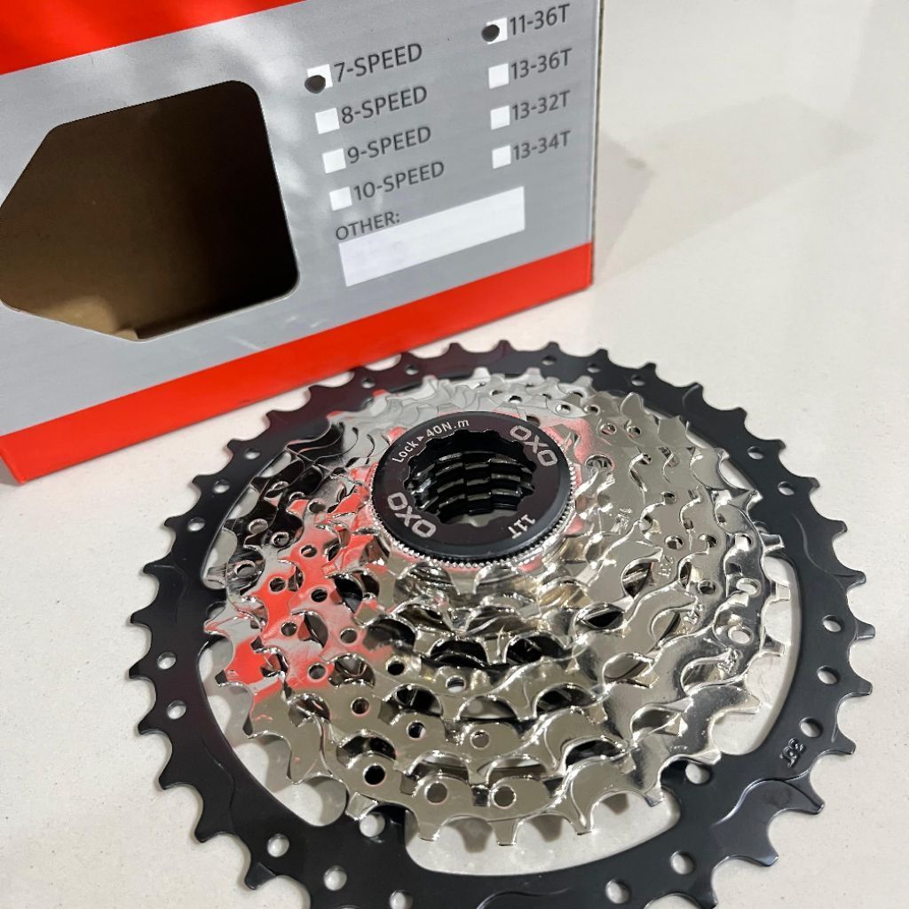 Sprocket Slup OXO 7 speed 11-36t Cassete sprocket MTB 7 speed