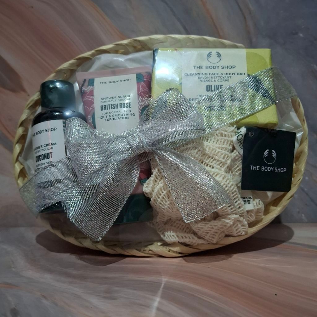 the body shop gift set lengkap paket murah paket seserahan kado sale