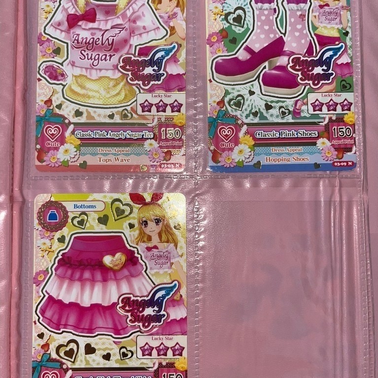 (Satu Set) Angely Sugar Ichigo Aikatsu Cards