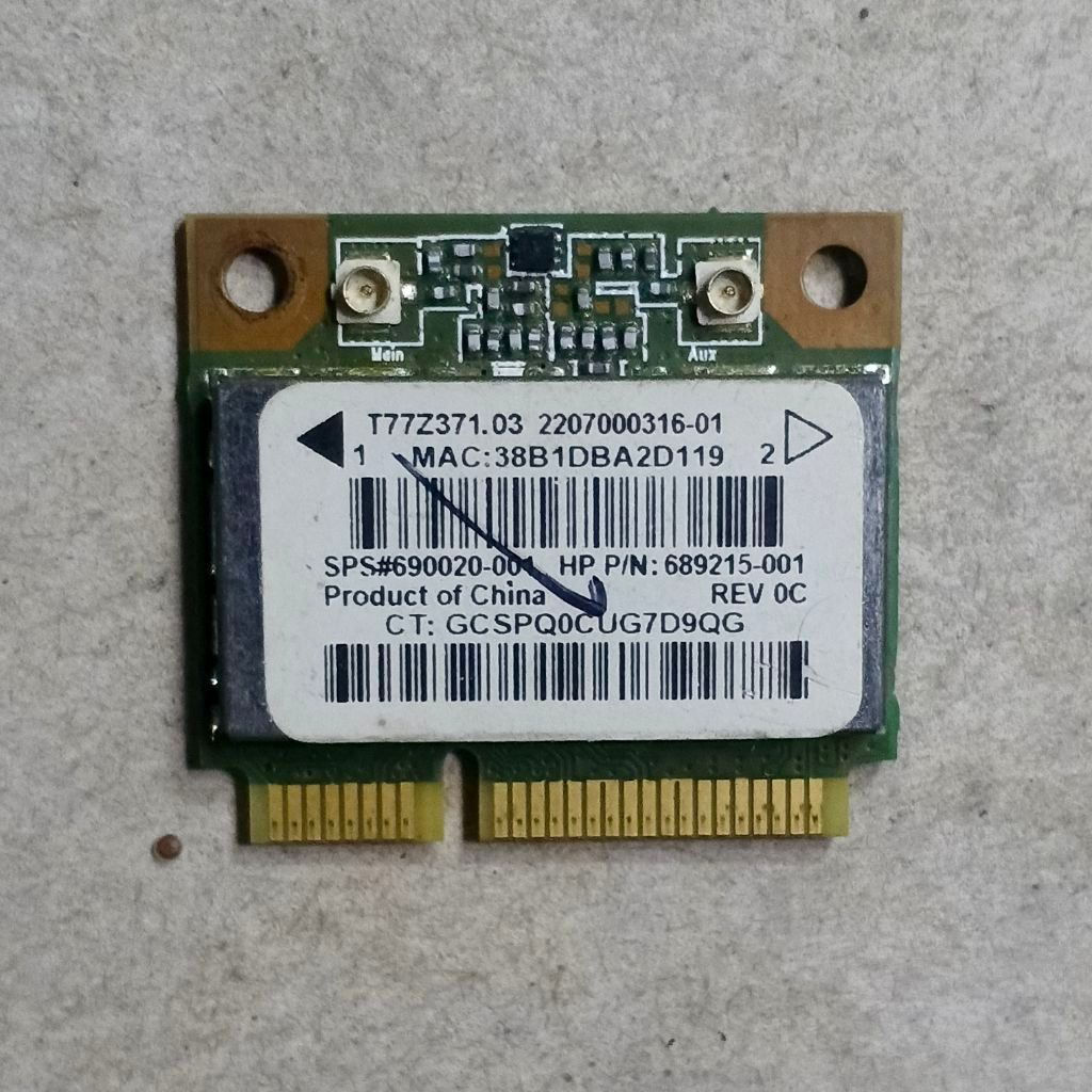 WIFI Card Atheros AR5B95 Mini PCIe Second