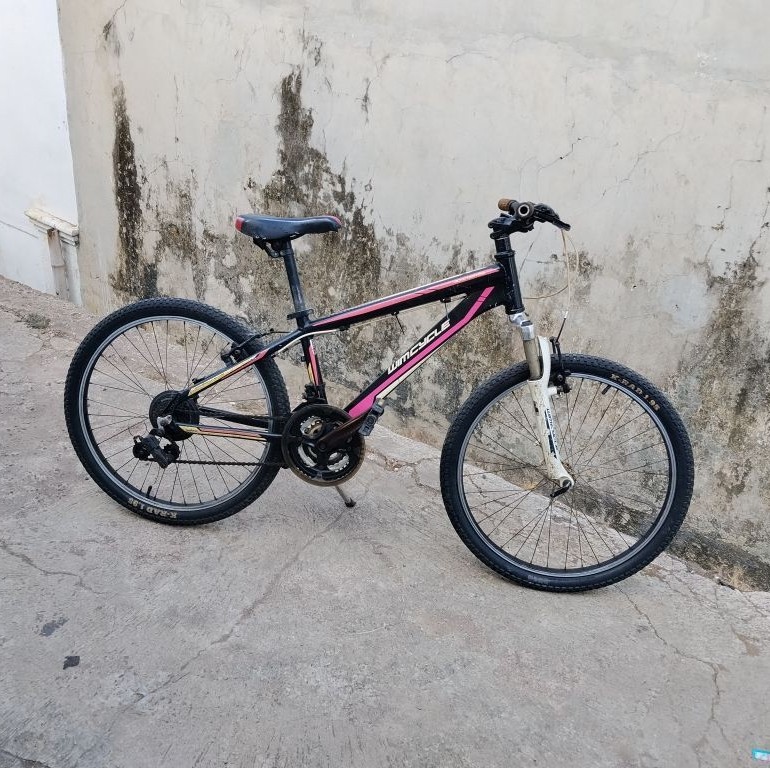 SEPEDA MTB 24 WIMCYCLE ROADTECH 5 FRAME ALLOY SIZE 13" FULLBIKE LANGKA