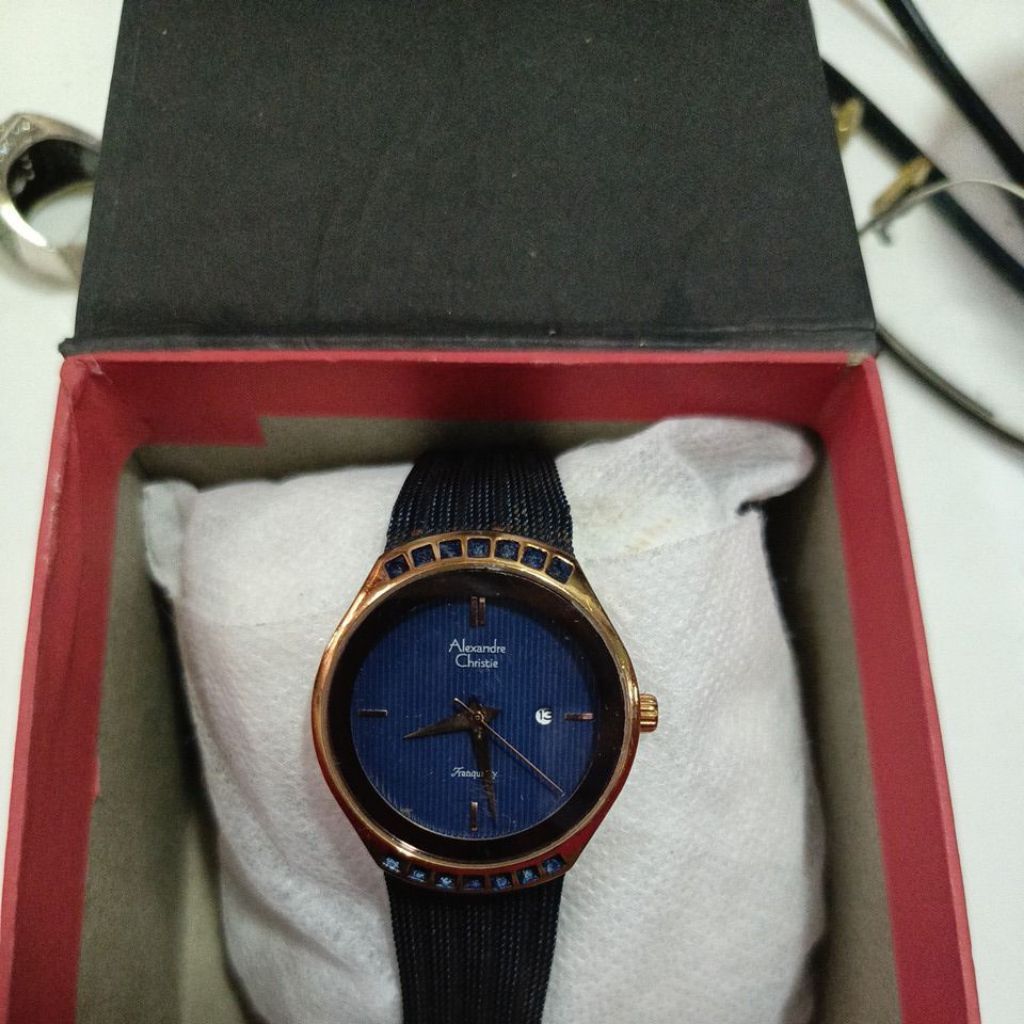 Jam Tangan original wanita AC Alexandre Christie preloved second bekas
