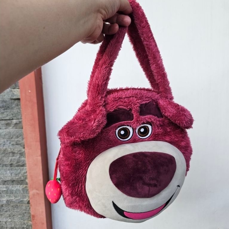 Tas Selempang Lotso Toy Story Miniso Second Mulus 99%