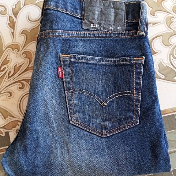 Celana Jeans Denim Second Bekas Branded Pl Levis 511 Size 30