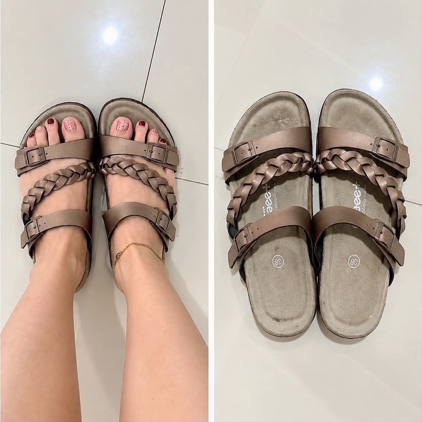 second sandal my feet