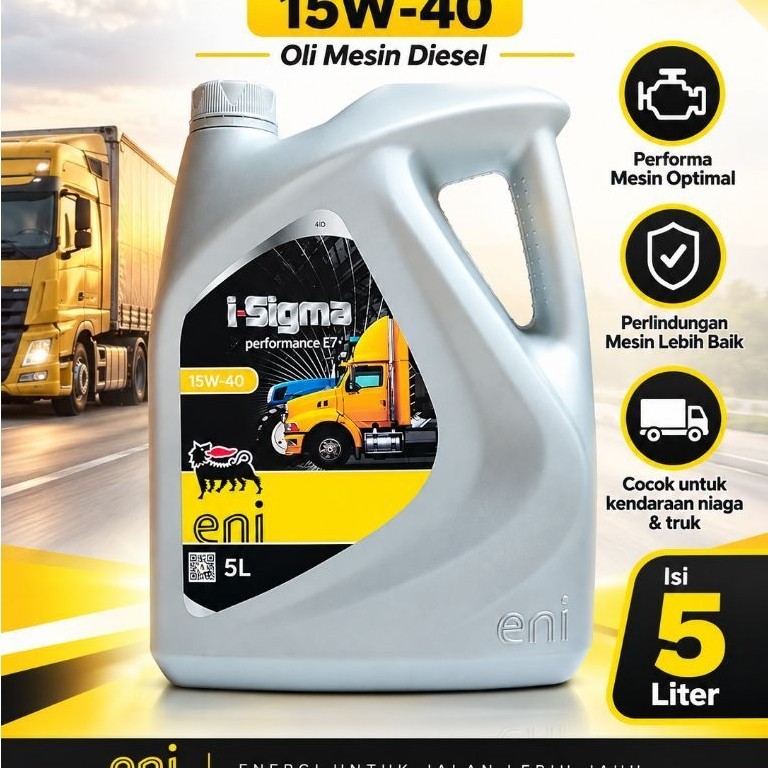 PUTRRA ABADI OLI ENI I-SIGMA E7 ID 15W-40 5L - ENI