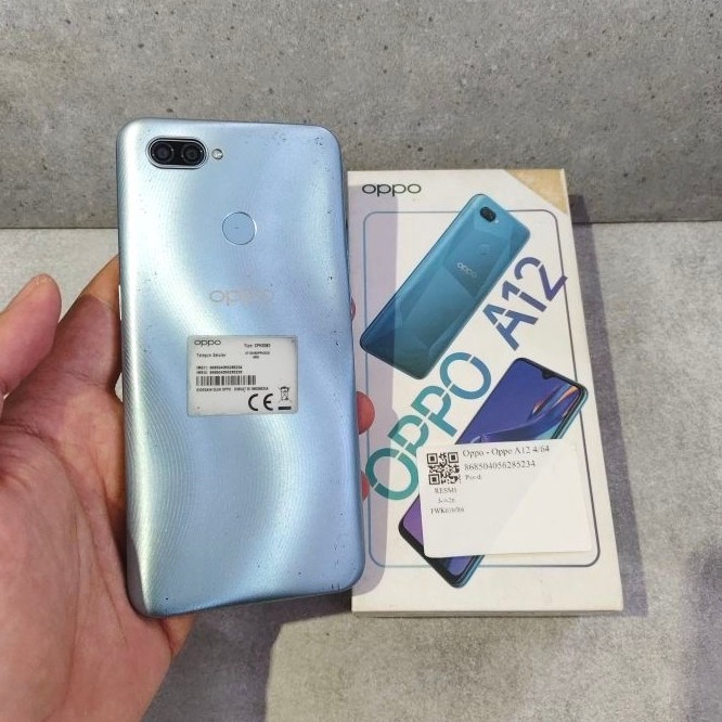 Oppo A12 4/64 Second Fullset Nominus Siap Lembur
