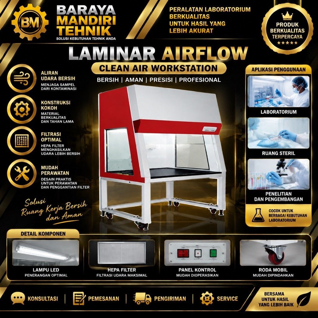 Laminar Airflow Steel Lokal