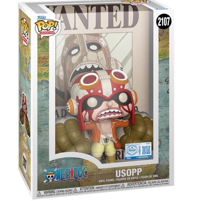 ORIGINAL Funko Pop One Piece Usopp Wanted Bounty Poster Figure Anime (TERBAIK) (TERBARU) (TERMURAH)