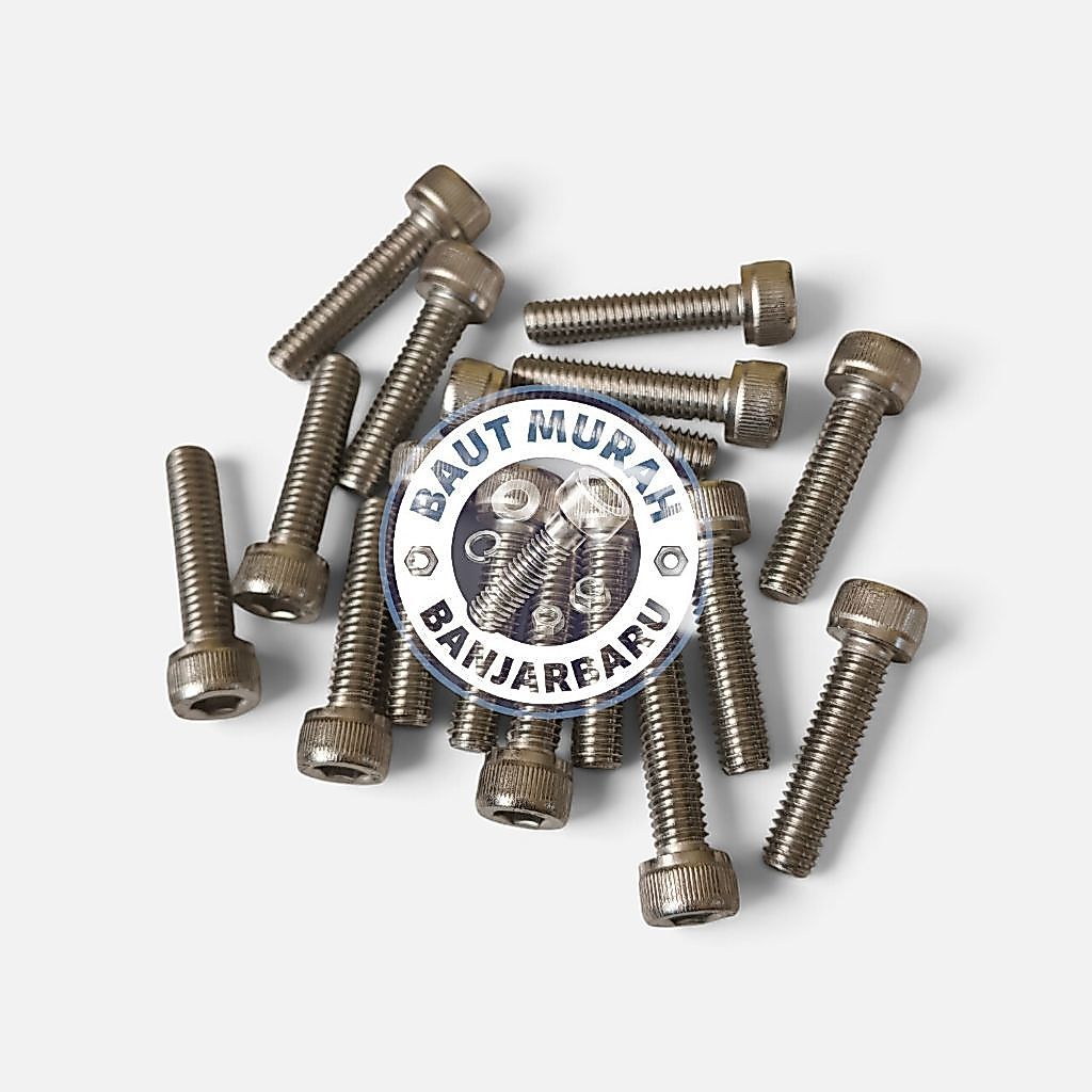 BAUT L STAINLESS M6X90 / BAUT 10 PANJANG 9 CM