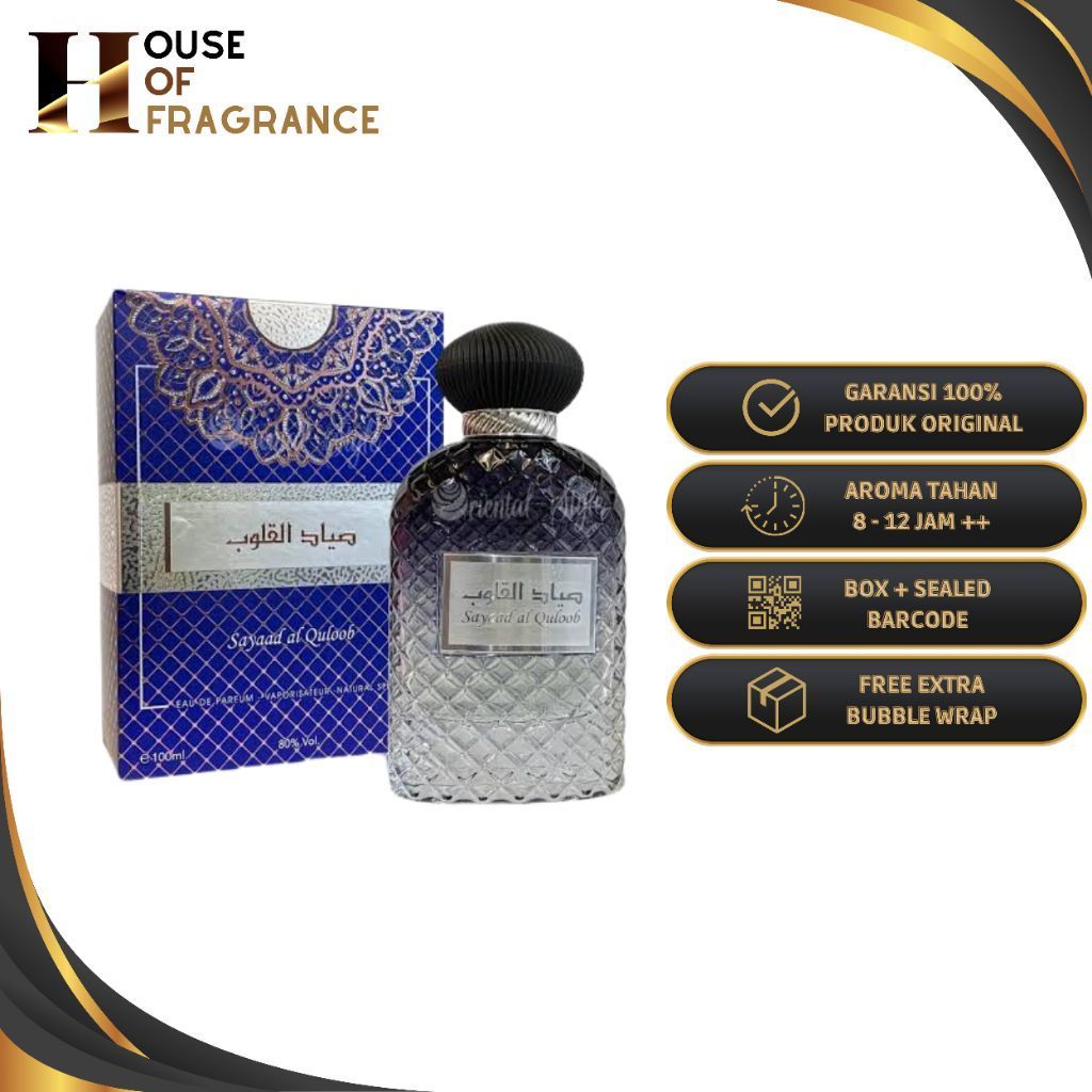 Ard Al Zaafaran Sayaad Al Quloob EDP 100ml Original Box Segel Lengkap (BNIB)