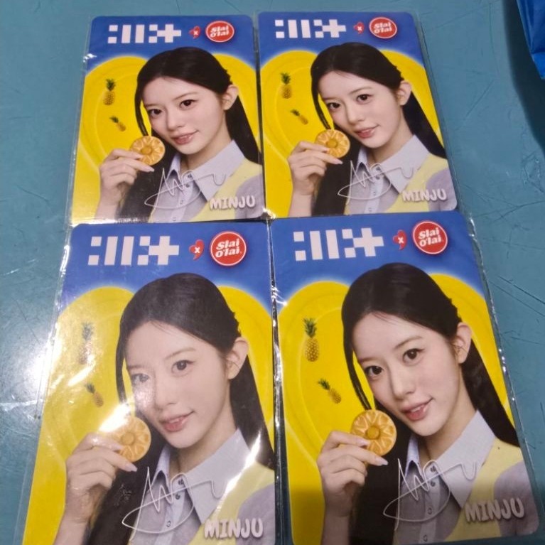 photocard illit minju slai olai pc grup