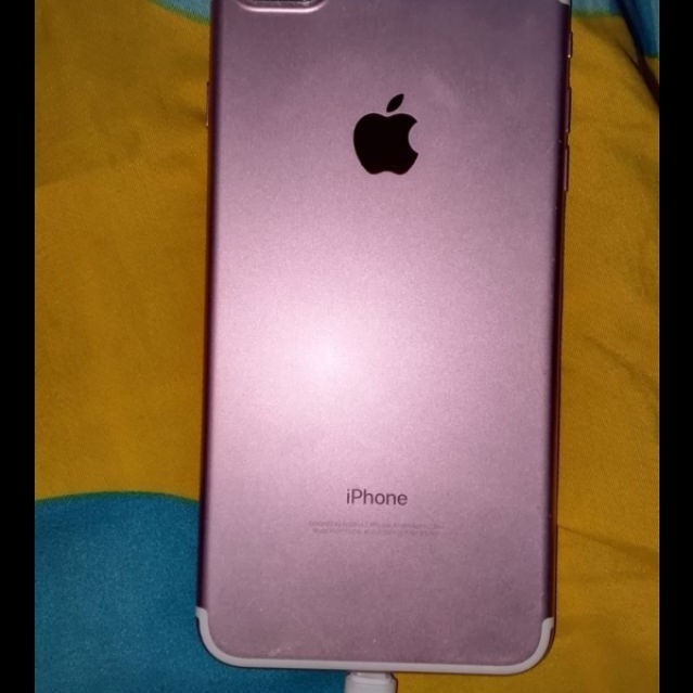 PRELOVED/ SECOND IPHONE 7+( PLUS) EX INTER 128GB ROSE GOLD
