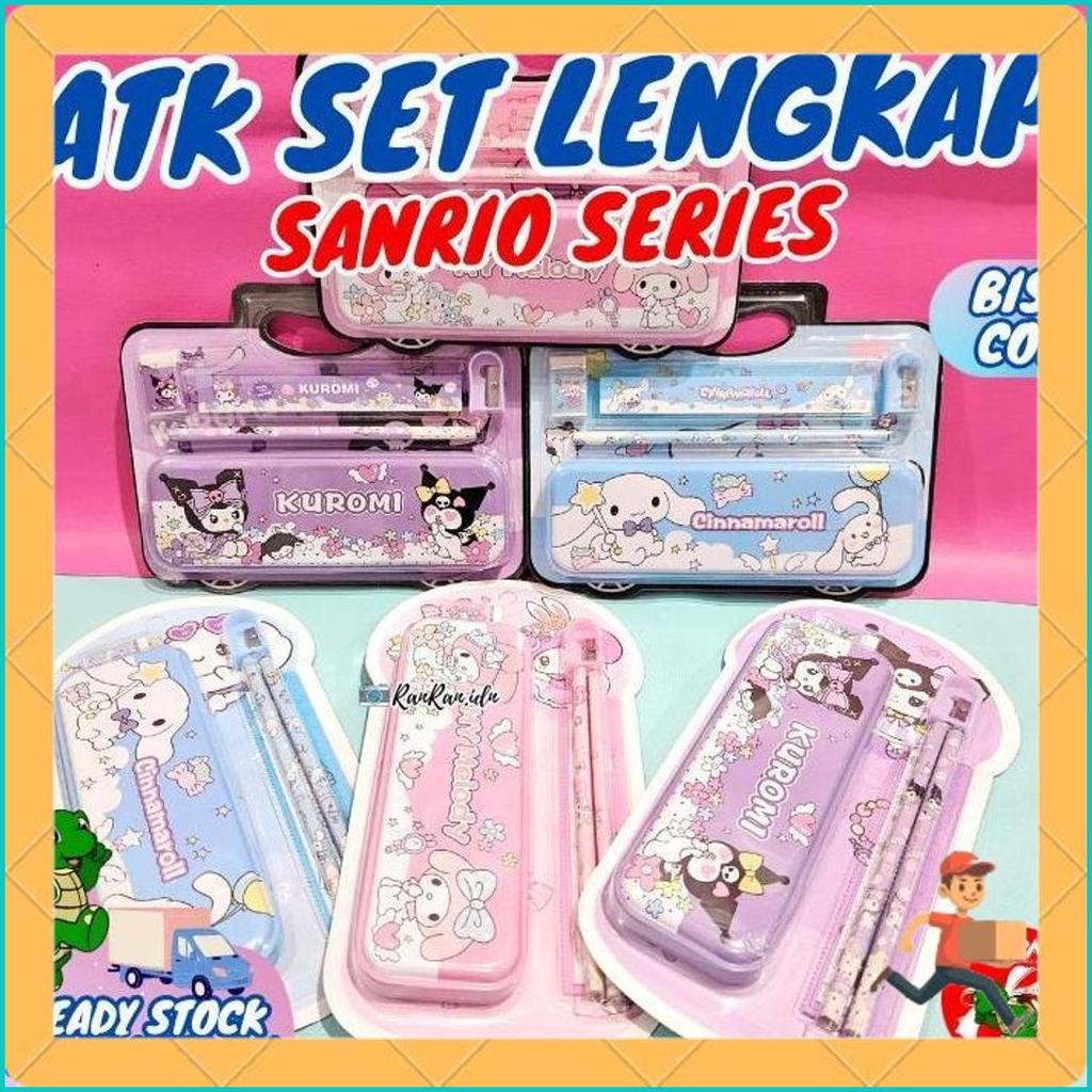 Atk Lengkap Anak/ 1 Set Atk Anak Lengkap Sanrio/ Atk Sanrio Lucu/ Atk Lucu Menarik