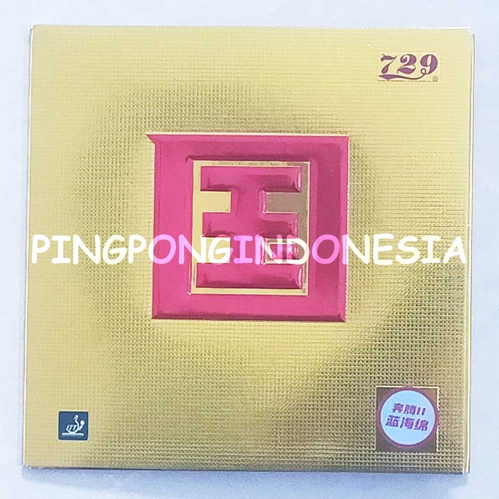 729 - Battle II National Blue Sponge - Karet Bet Pingpong Friendship 2 RITC Rubber Tenis Meja Bat Ba