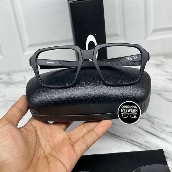 OAKLEY Miter OX8154 Original - Kotak Barrel Vintage Sport Pria Bisa Minus Kacamata  frame Lensa Phot