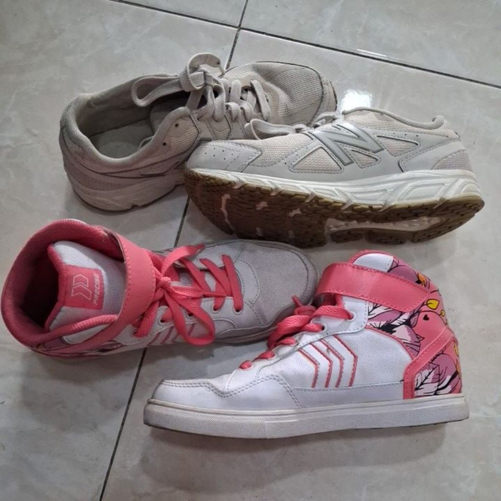 PRELOVED SEPATU NEW BALANCE, PRECISE, RUBI, KRONIKEL, PANTOFEL
