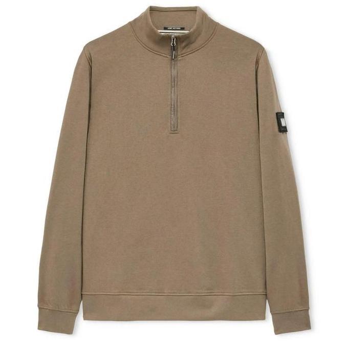 Weekend Offender Kraviz Quarter Zip Sweatshirt Brown Original HJS