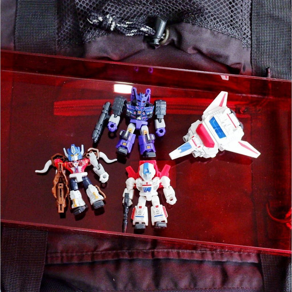 Blokees Transformers Galaxy Defender Version Tarn Optimus Jet Fire Paket