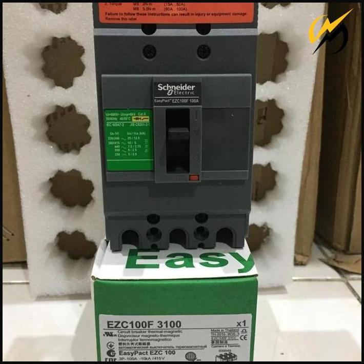 Mccb Ezc100F 50A 3P Schneider Terbaru