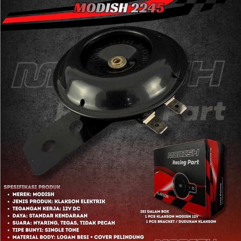 Klakson Standar Bebek Matic 12 Volt Universal Semua Motor
