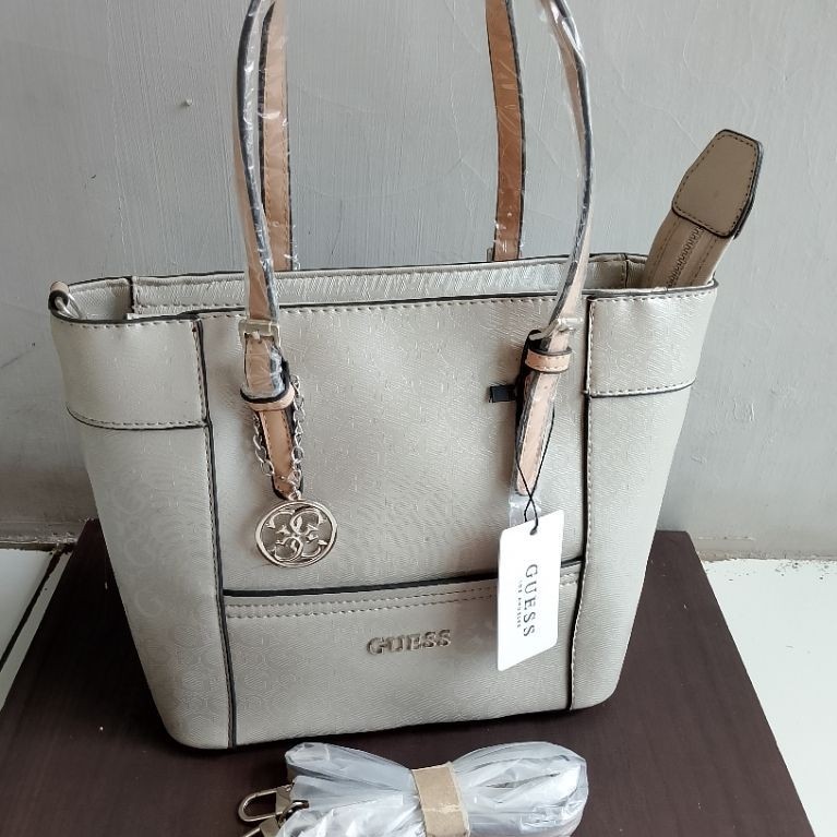 Tas wanita Guess Delaney mini tote bag