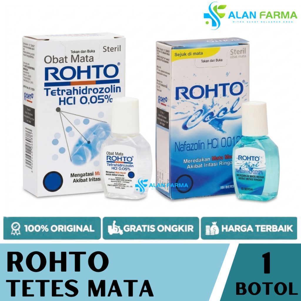 Rohto Tetes Mata | Rohto Obat Mata | Tetes Mata Iritasi Ringan