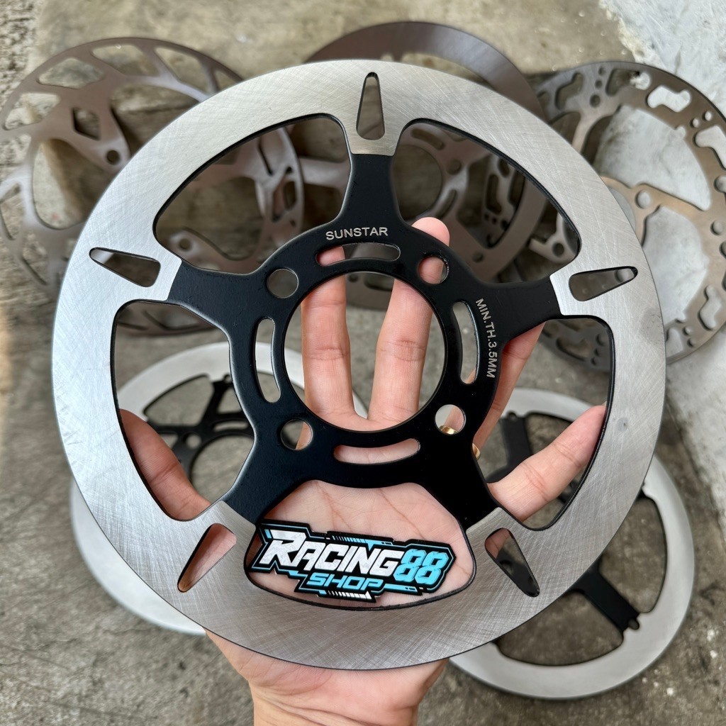 Disk Disc Brake Piringan Cakram Depan BUTA Thailok SUNSTAR ( 190mm,200mm,220mm,260mm ) Nouvo, Beat, 