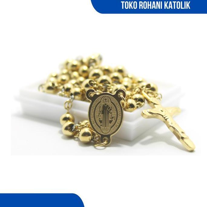 KALUNG ROSARIO EMAS / KALUNG ROSARIO STAINLESS STEEL / ROSARIO MONEL