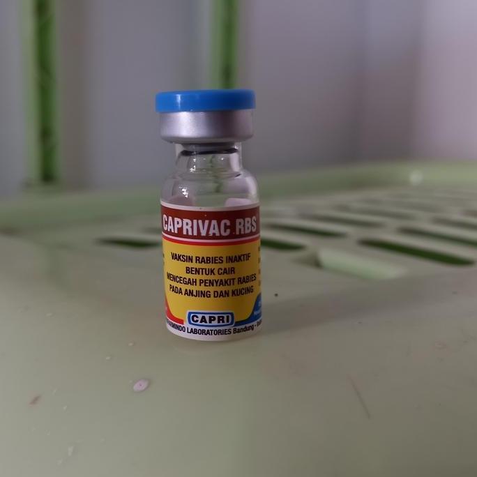 vaksin rabies inaktif caprivac RBS untuk anjing kucing