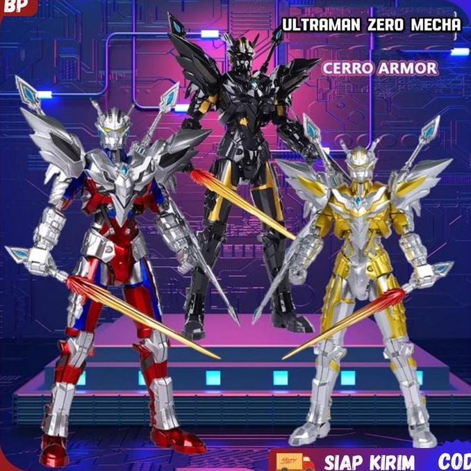 Mecha Ultraman Zero Ultimate Full Armor SHF Joint Movable Action Figure | Mainan Ultraman Terbaru
