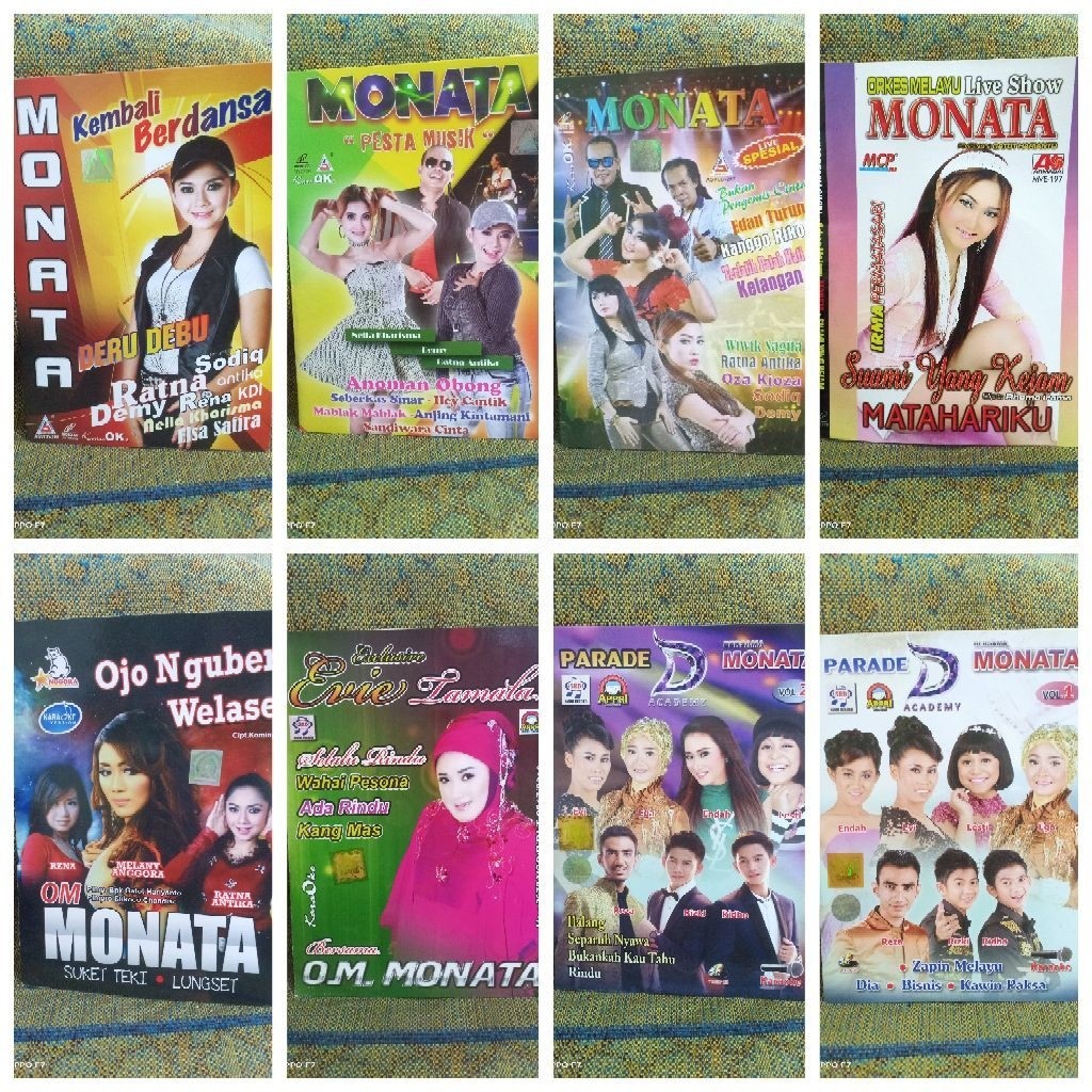 KASET VCD MONATA & 3 BINTANG D ACADEMY RANDOM
