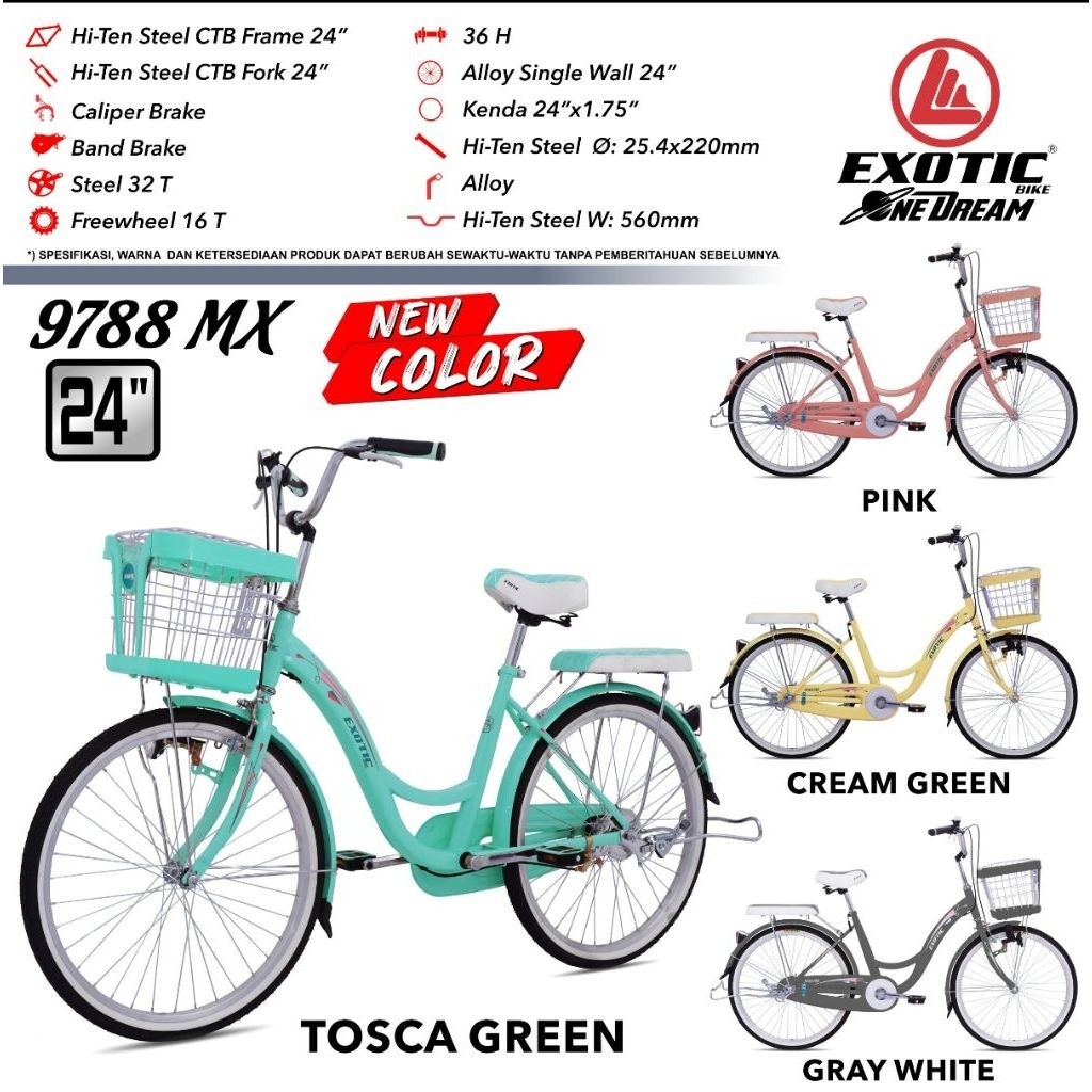 Sepeda Mini 20 24 26 CTB Exotic 9788 MX 9788MX