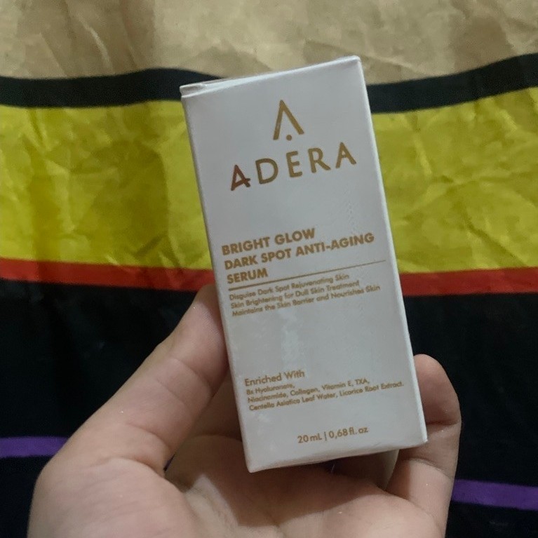 ADERA Bright glow dark spot anti aging serum