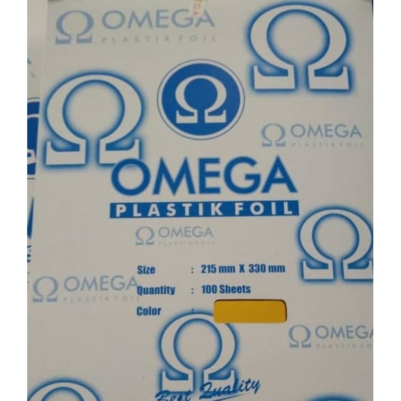 Plastik foil omega / plastic foil omega / kertas foil omega / foil emas / foil emas omega / plastik 